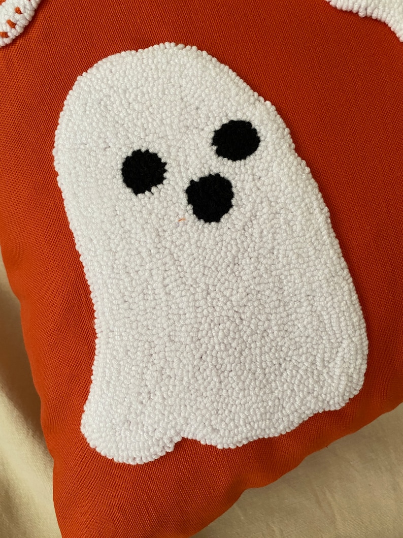 Halloween Punch Needle Pillow | Punch | Punch Needle | Punch Needle Pillow | Punch Pillow | Nursery Punch Pillow | Baby Name Gift |Baby Punch Name | Baby Punch | Punch Baby Room | Punch Needle Decor | Punch Needle Art | Nursery Punch Decor