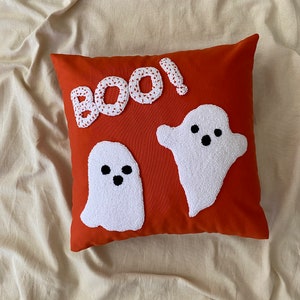 Halloween Punch Needle Pillow | Punch | Punch Needle | Punch Needle Pillow | Punch Pillow | Nursery Punch Pillow | Baby Name Gift |Baby Punch Name | Baby Punch | Punch Baby Room | Punch Needle Decor | Punch Needle Art | Nursery Punch Decor