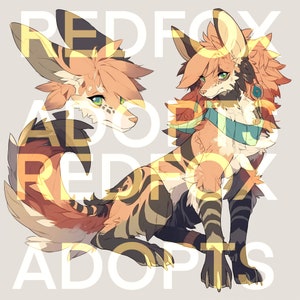 Personnage à fourrure - Personnage original de Fursona - OC unique en son genre adoptable