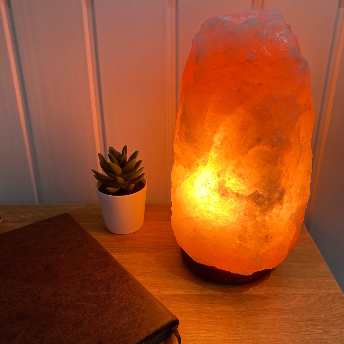 Authentic Himalayan Salt Lamp Large Himalayan Pink Salt Lamp Etsy UK