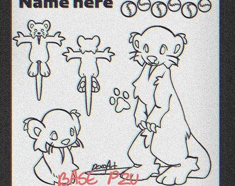 Meerkat furry reference base