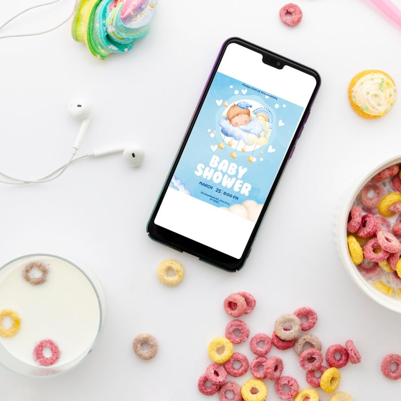 Printable Baby Shower Card Boy, Digital Download Baby Card, Sayings for