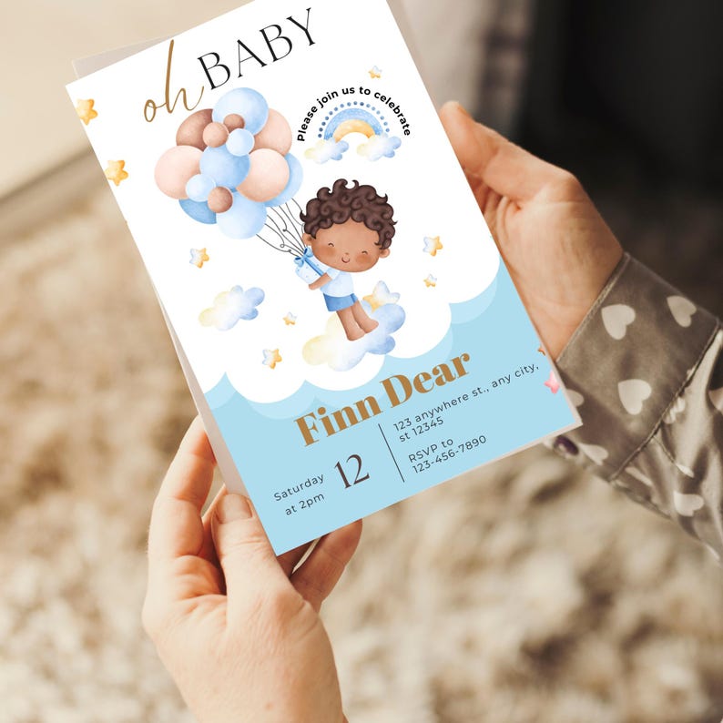 Digital Baby Shower Card Sayings, Printable Baby Card, New Baby Card