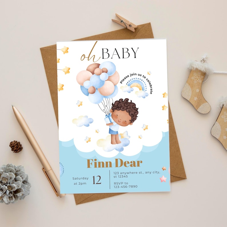 Digital Baby Shower Card Sayings, Printable Baby Card, New Baby Card