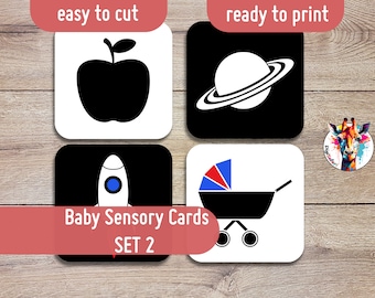 Enchanting Sensory Delights (set 2) , Interactive Baby Sensory Cards for Stimulating Development , Instant Download , Ready to Print