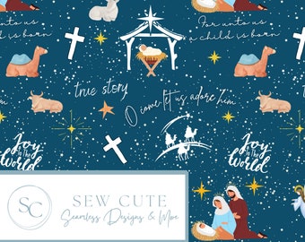 Nativity Christian Christmas Seamless File