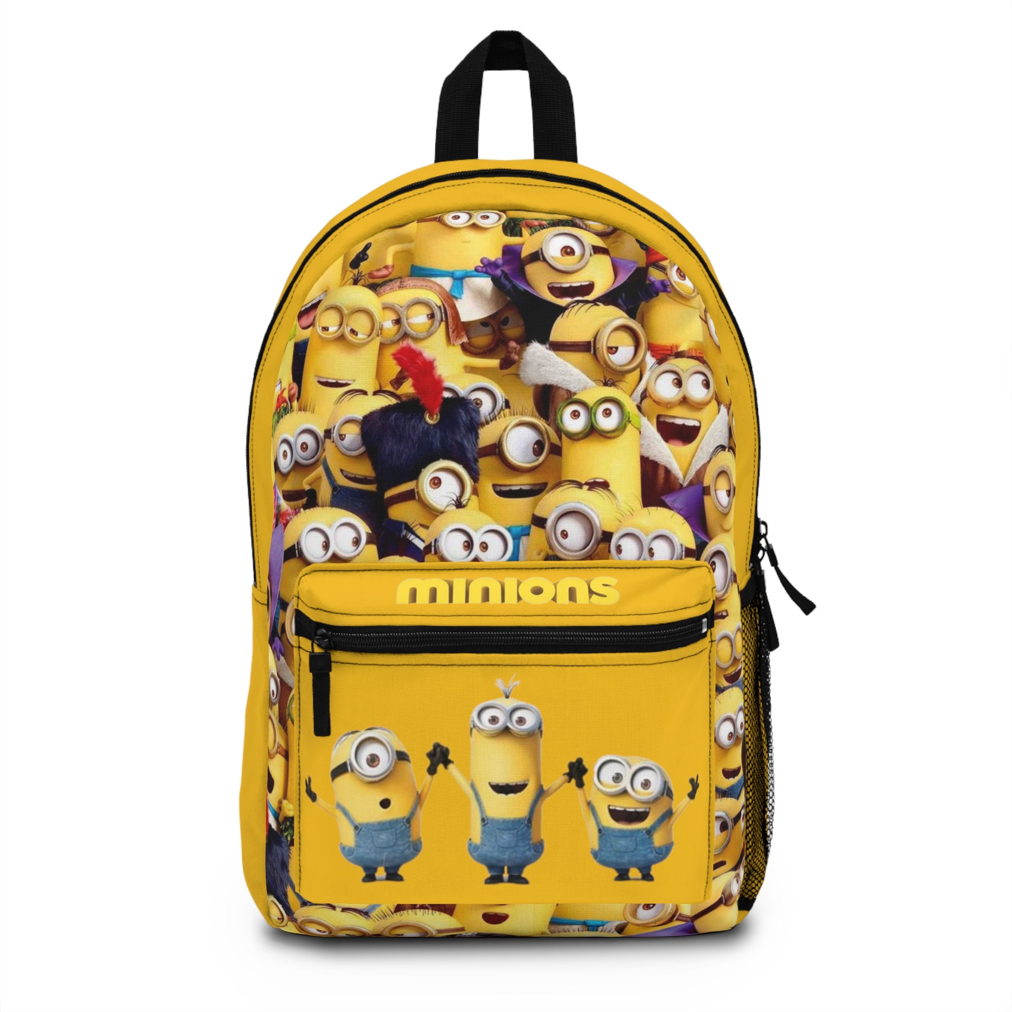 2019 Despicable Me Minion Cute Canvas Cartoon Adult Backpack School Bag  Free Shipping