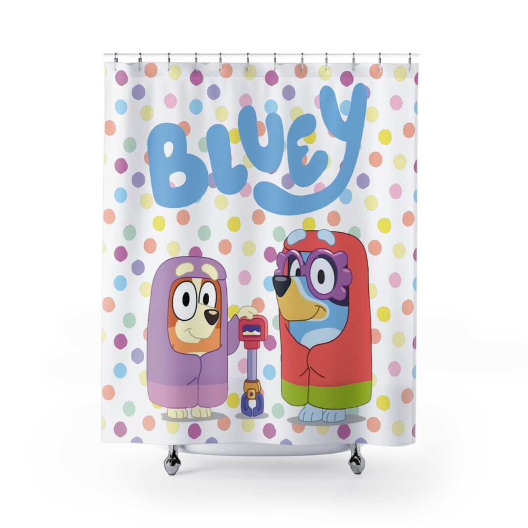 Bluey Grannies Shower Curtain Kids Bathroom Decor - Etsy Canada