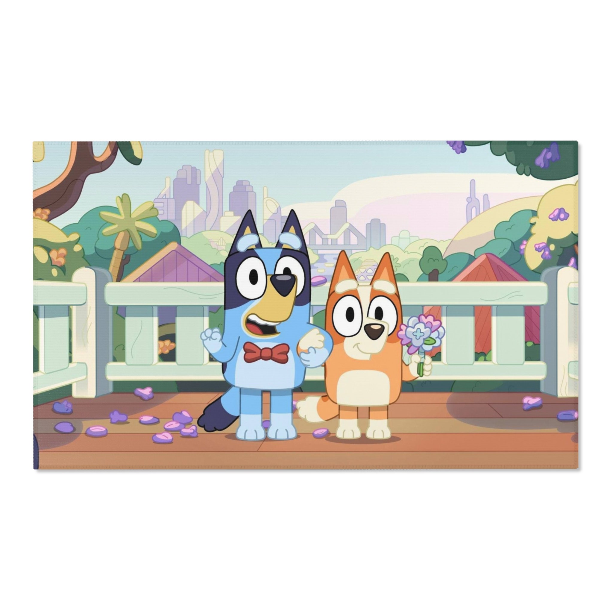 Bluey Area Rugs 2 Designs 3 Sizes We Can Put Any Design on Any Size