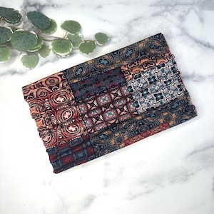 Scrunchy Boho Headband, Turban Hair Scarf, DreadLock Hair Wrap, Hippie Hair Band, Workout Headband, Fashion Headband, Womens Yoga Headband,