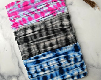 Boho Headband, Turban Headband, Hippie Headband, Wide Tube Headband, Yoga Headband, Hair Accessories, Stretch Headband, Running Headband