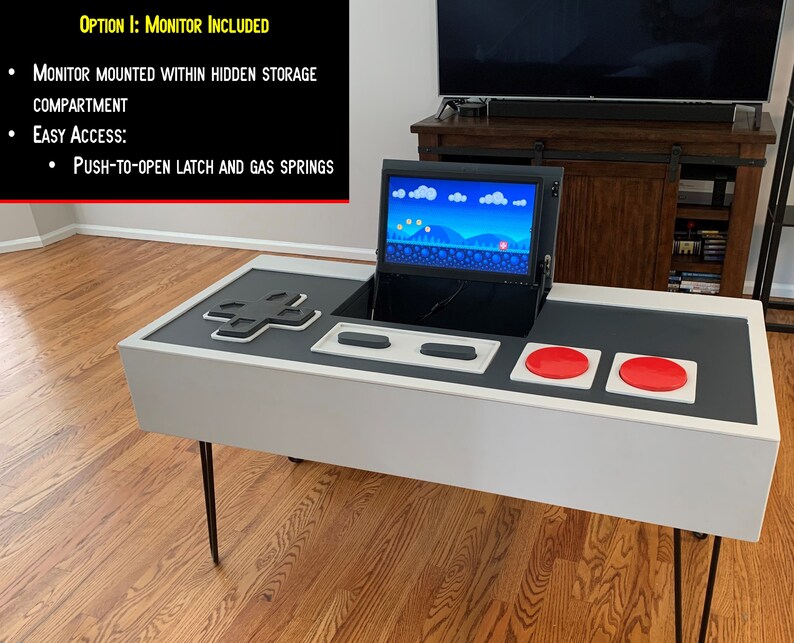 Retro Gaming System & Table Etsy