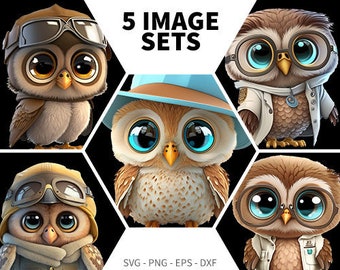 Owl Adventure, Animal Adventure, Digital Images, Transparent PNG Files