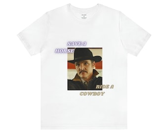 Retten Sie ein Pferd, reiten Sie ein Cowboy-Shirt, Pedro Pascal-Shirt, 2000er-Jahre-Ästhetik, Cowgirl-T-Shirt