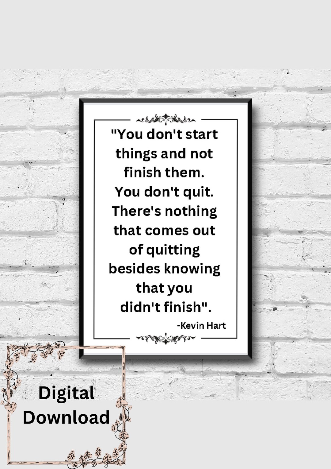 Motivational & Inspirational Quotes Wall Poster Decoration. Etsy