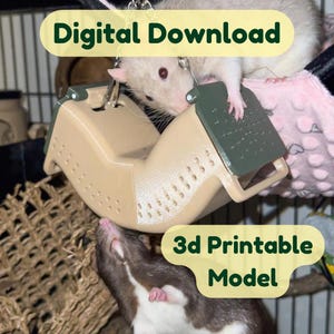 Hanging Rat Enrichment & Foraging Toy - 3d Printable Model