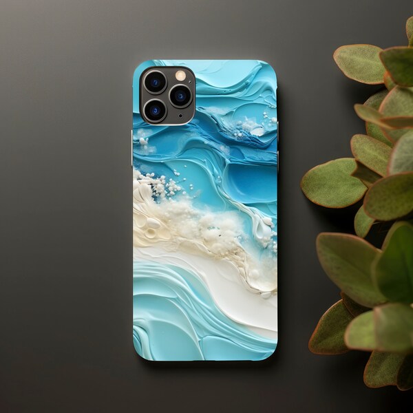 Beach Waves Sand iPhone Case iPhone 15 Pro Max Case iPhone 15 Case Modern Aesthetic iPhone Case Stylish iPhone 11 to iPhone 15 Pro Max Cases