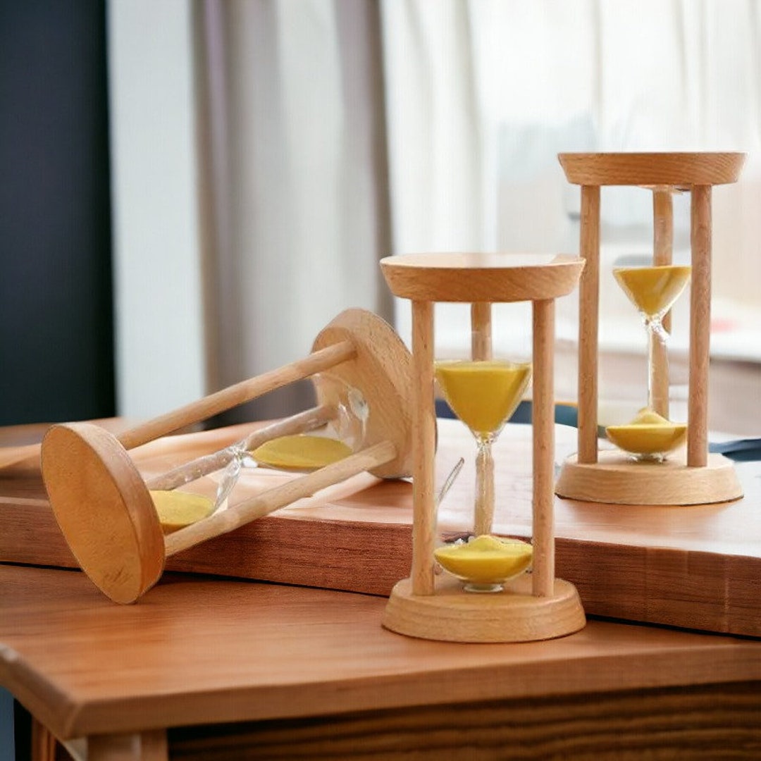 Mini Hourglass Sandglass 1 Minute Sand Clock Sand Timer Yellow