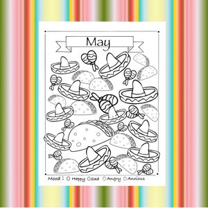 May Mood Tracker- Cinco De Mayo