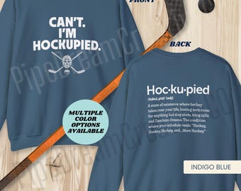 Felpa con definizione divertente di hockey su ghiaccio