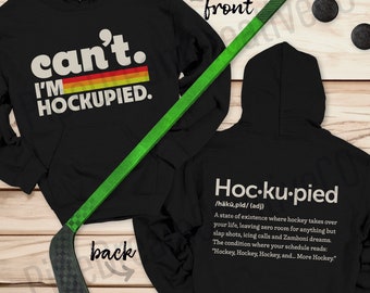 Rolig Hockey Definition Hockey Hoodie