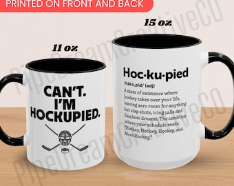 Lustige Hockey-Definitions-keramische Kaffeetasse