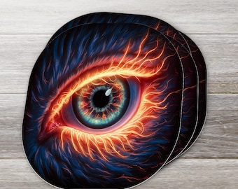 Fire Eye Sticker