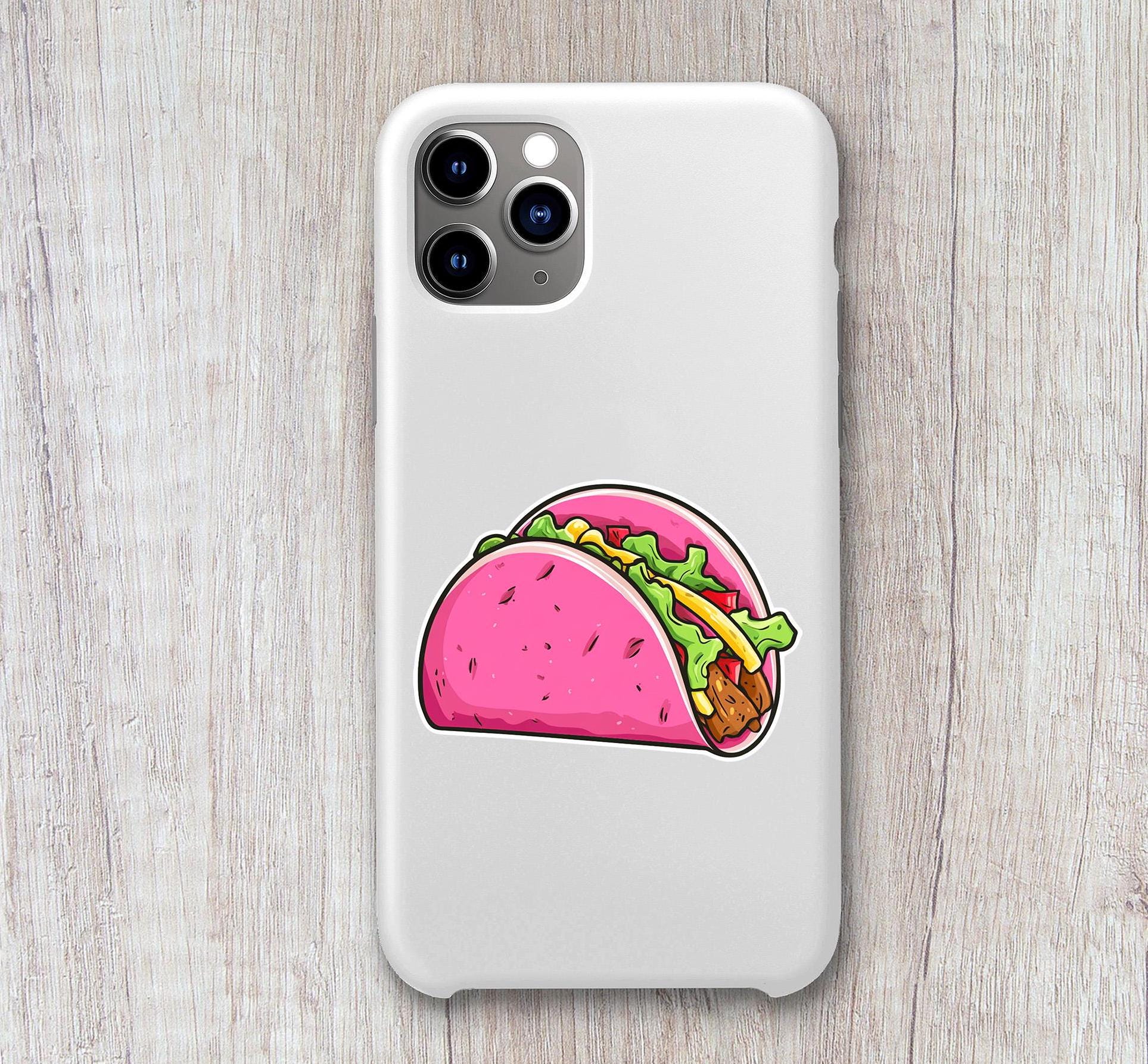 Pink Taco Sticker - Etsy