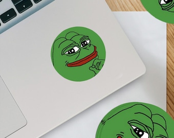 Pepe Meme Coin- Sticker