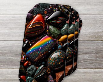 Polished Rocks Art Sticker