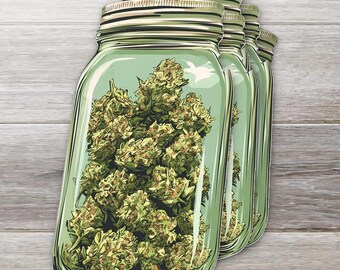 Jar of Greens Sticker