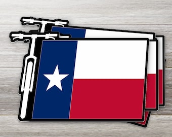 Texas Cycling Sticker - Mountain Bike