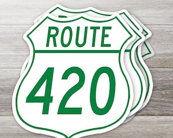 Route 420- Sticker