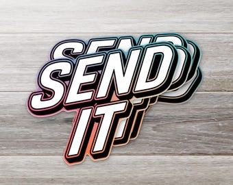 Send It Sticker - Colorful