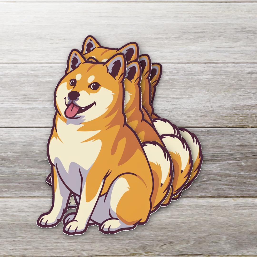 Doge Sticker- Shiba Inu - Etsy