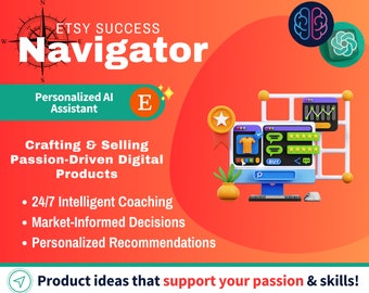 ChatGPT Prompts - Etsy Sellers AI Assistant That Discovers Unlimited Digital Products That Match Your Brand | Sell On Etsy Easy | Chat GPT