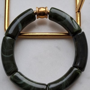 Bracelet perle tube colorée bracelet GM