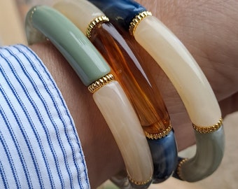 Trendy thin tube bracelet