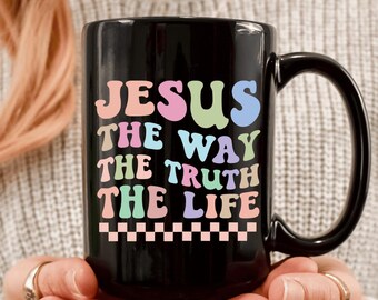 Jesus Coffee Mug: Christian Gift for Believer