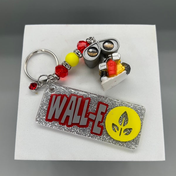 Wall E and Eve Keychain Etsy