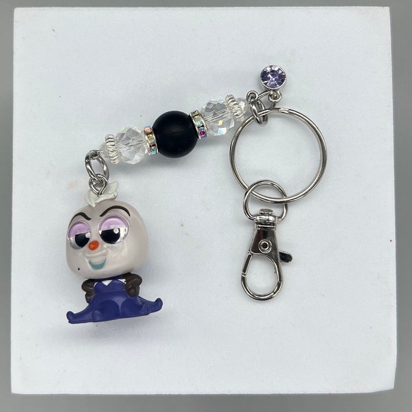 Olaf as Ursula snowman from Frozen keychain lanyard doorables/Olaf keyring/frozen lanyard/loungefly/Stanley cup charm/doorables charm/Elsa