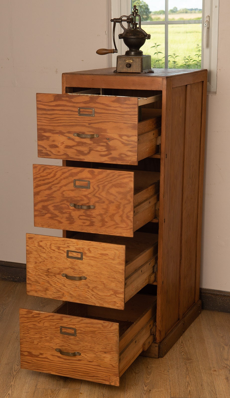 Vintage Wooden Filing Etsy UK