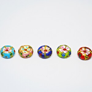 Bunte Emaille Perlen, Gemusterte Perlen
