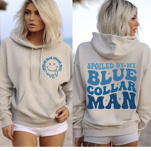 Hoodie With Collar Etsy