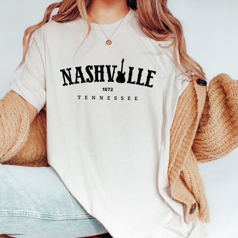 Nashville T Shirt - Washed Grey main image 1