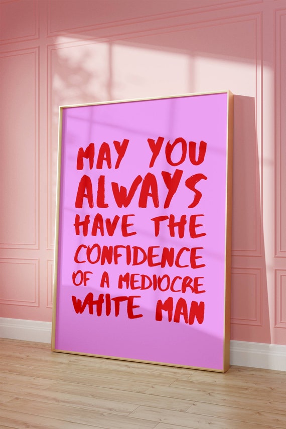 Feminist Quote Wall Art, Girl Power Poster (Digital Download)