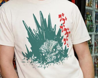 Japanese Monster Movie Graphic Tee: Retro Minus One T-Shirt
