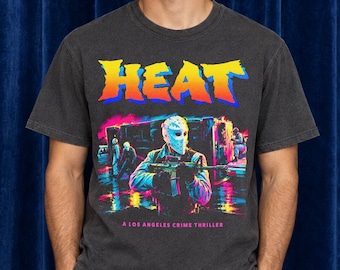 80's VHS Style Movie T-Shirt, Heat Streetwear Graphic Tee