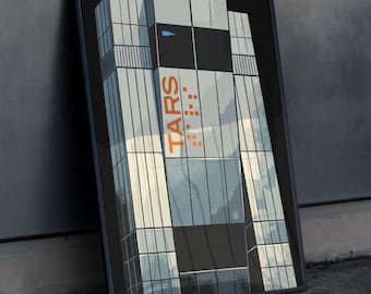 Tars Robot Poster, Framed or Unframed Custom Sci-Fi Alternate Movie Print