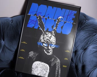 Donnie Movie Poster, Retro Y2K Dark Evil Bunny Framed Print